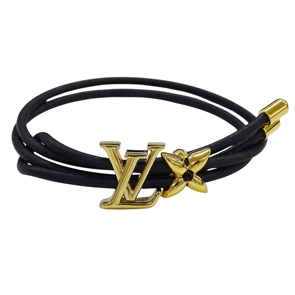 Louis Vuitton LOUIS VUITTON Bracelet for Women, Brand Metal Leather Bracelet,...